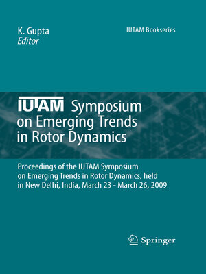 cover image of IUTAM Symposium on Emerging Trends in Rotor Dynamics